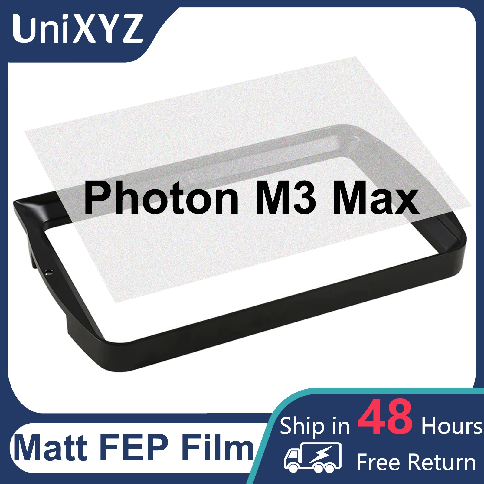 

0.1mm Ultrathin Matt FEP Release Liner Film for ANYCUBIC Photon M3 Max Resin Tank Film Lower Adsorption Force FEP Film 390x260mm