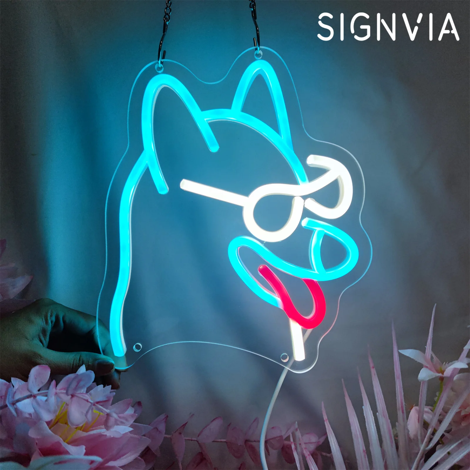 

Dog Led Neon Sign For Pet Shop Decor Light Custom Gift For Pet Lover Bedroom Wall Decor Kid'S Room Night Light Decor Neon Lamp