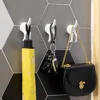 Dog Tail Hooks Hat Coat Key Wall Mounted Hanger Sticker Decoration Creative Tail Kitchen Small Hook Wall Hanging Hole Punching 3