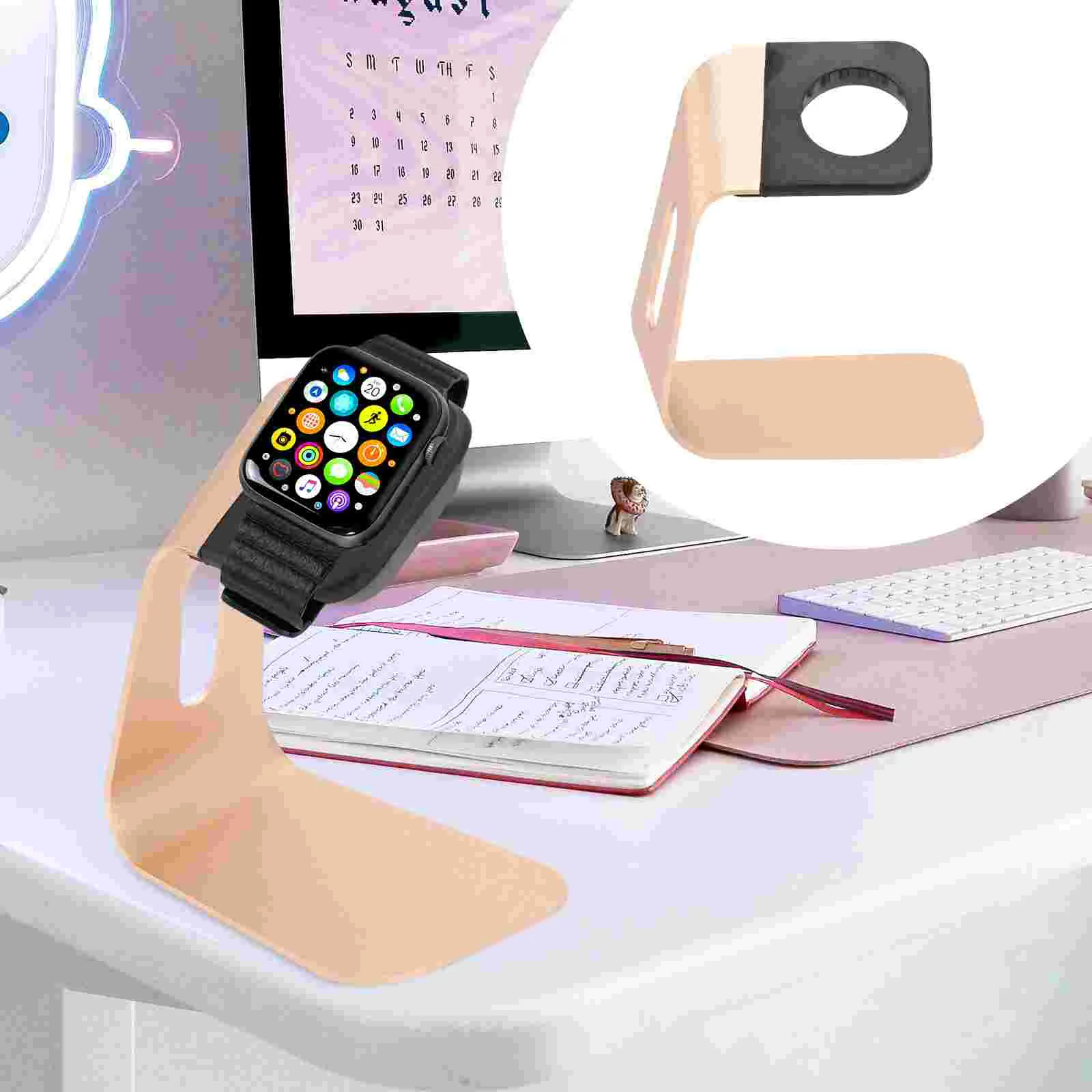 

Подставка из алюминиевого сплава для зарядки подставка-держатель для часов (золото)