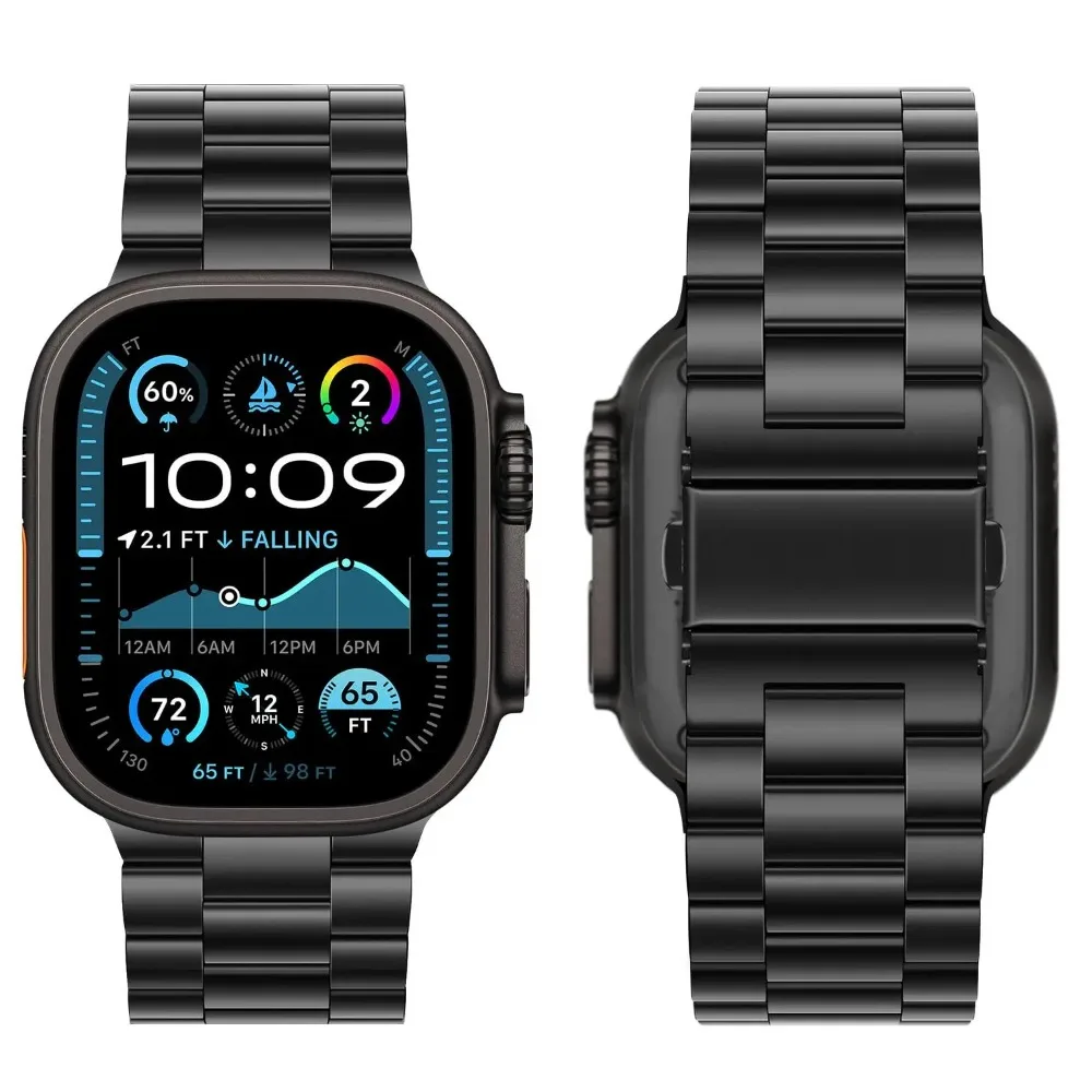 Premium Stainless Steel Watch Strap - Sleek Metal Bracelet