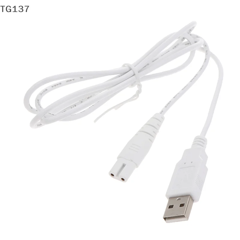 1개 PVC 화이트 신형 USB 케이블 충전 라인 HF-5 HF-9 HF-6 구강 세정기 치아 물 세정기용