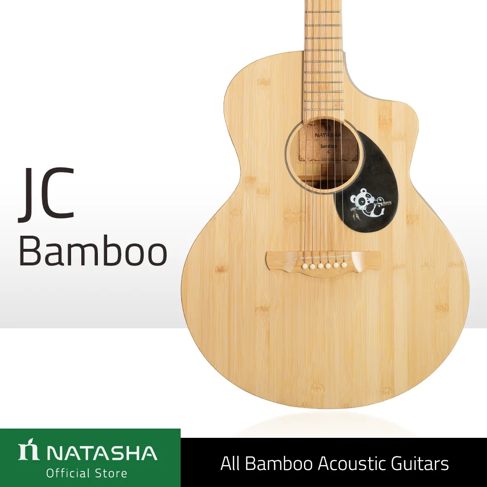 

Natasha JC Bamboo All Bamboo Solid Acoustic Guitars