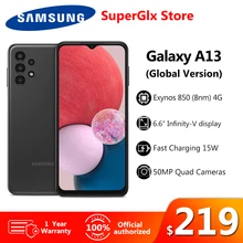 Original Samsung Galaxy A13 A135F-DS 4G Smartphone Exynos 850 Octa-core Android 12 5000mAh Battery 15W Fast Charging MobilePhone