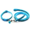 New Pet Leash and Collar Set Dog Chain with Cute Leopard Print Small Cat and Dogs Collar Out Walk Dog Leash Vest Pet Supplies 4