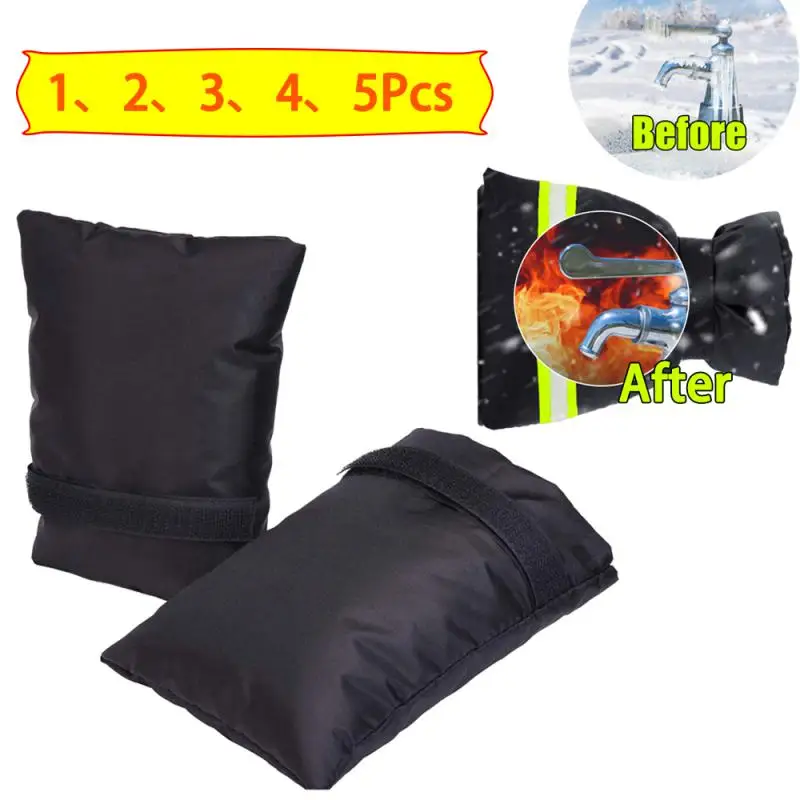 

1-5pcs New Winter Waterproof Outdoor Faucet Cover Outside Garden Faucet Freeze Protection Sock Reusable Tap Protector
