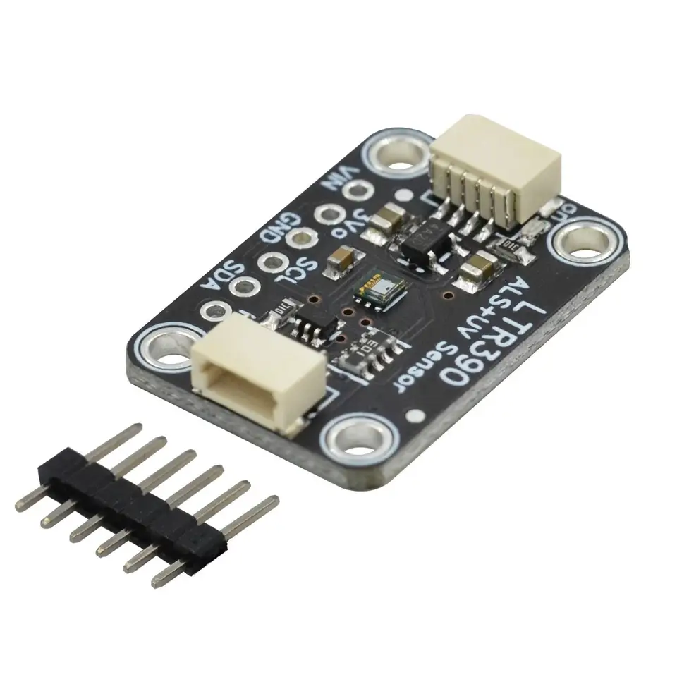 Gravity LTR390 UV Light Sensor 280nm to 430nm Support I2C UART 3.3V or 5V for Light intensity detection Weather Experime image 4