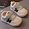 PU Leather Children Shoes Designers Kid's Sneakers Ergonomics Soft-soled Girl's Sneakers Anti-slippery Sport Shoes Toddler Shoes 1