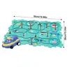 Kids Race Track Toys DIY Assembling Toy Vehicle Puzzle Board Fun Rail Car Building Toys Educational Toys Puzzle Set Children Toy 6