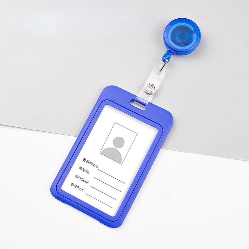 2 Porte-badges Rétractables – Support Carte D'identité Professionnelle