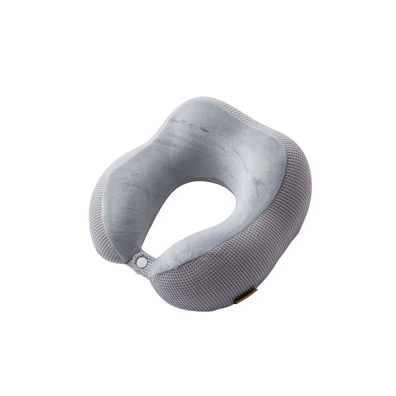 Neck Pillow U-shaped Pillow Memory Foam Slow Rebound Lunch Break Neck Pillow Airplane Travel Neck Mesh Hump Car Throw