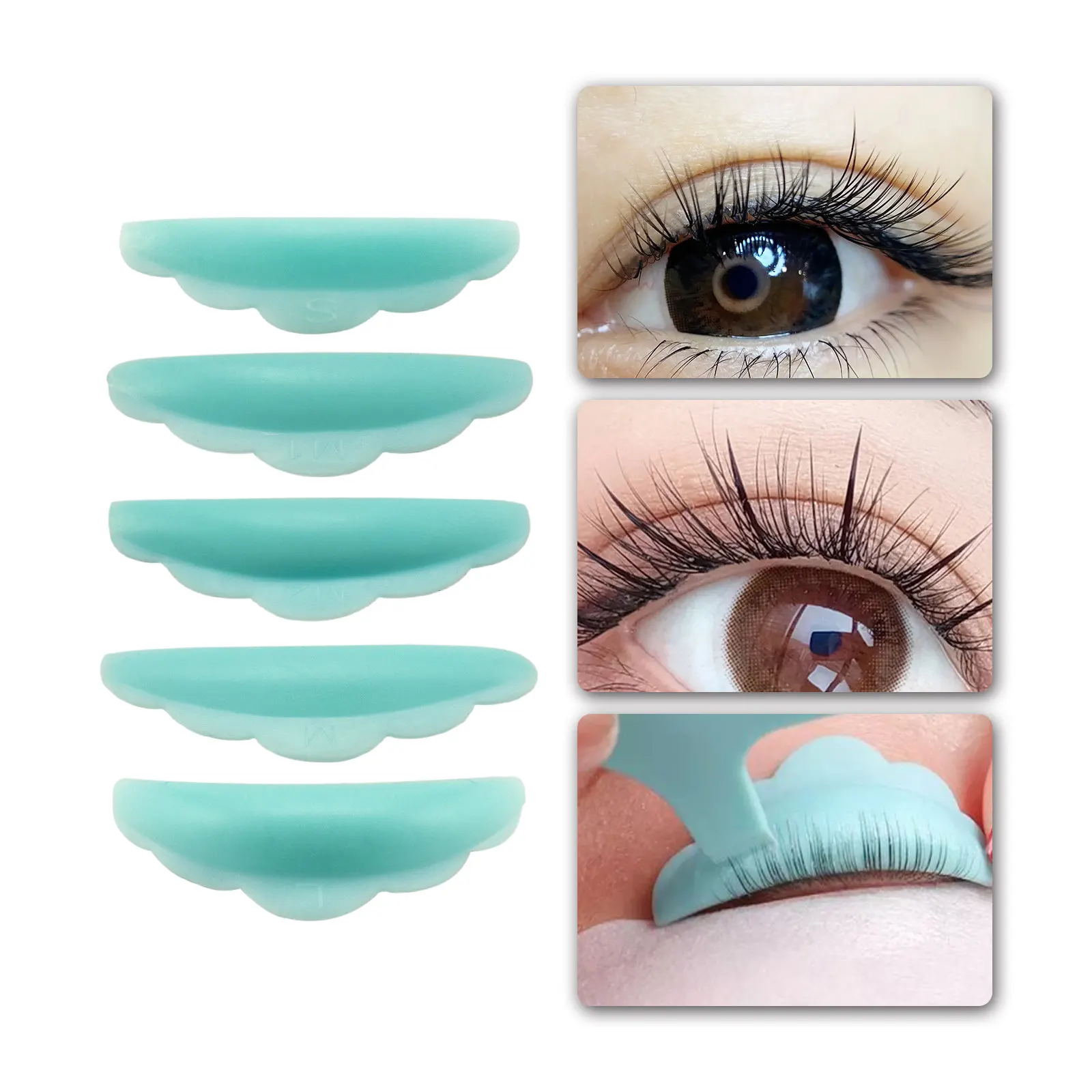 5 Paia Di Cuscinetti Per Extension Ciglia 3D Patch Senza Pelucchi Strumento Per Ciglia Beauty Eye Paste Implant Eyelashes Spacer Smooth Collagen Gel