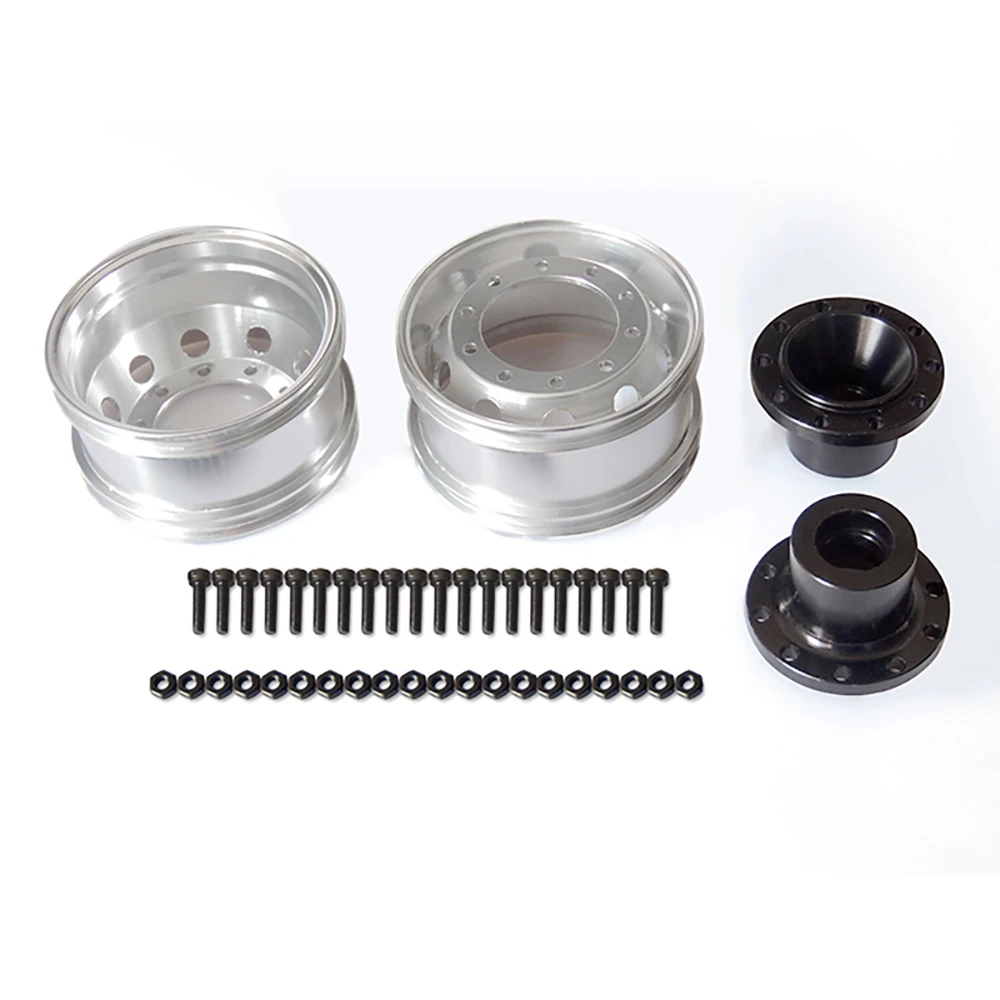 

Metal Front Wheel Hub For 1/14 RC Tractor Truck Diy Jdm Lesu Tamiyaya Model Th19621-Smt8