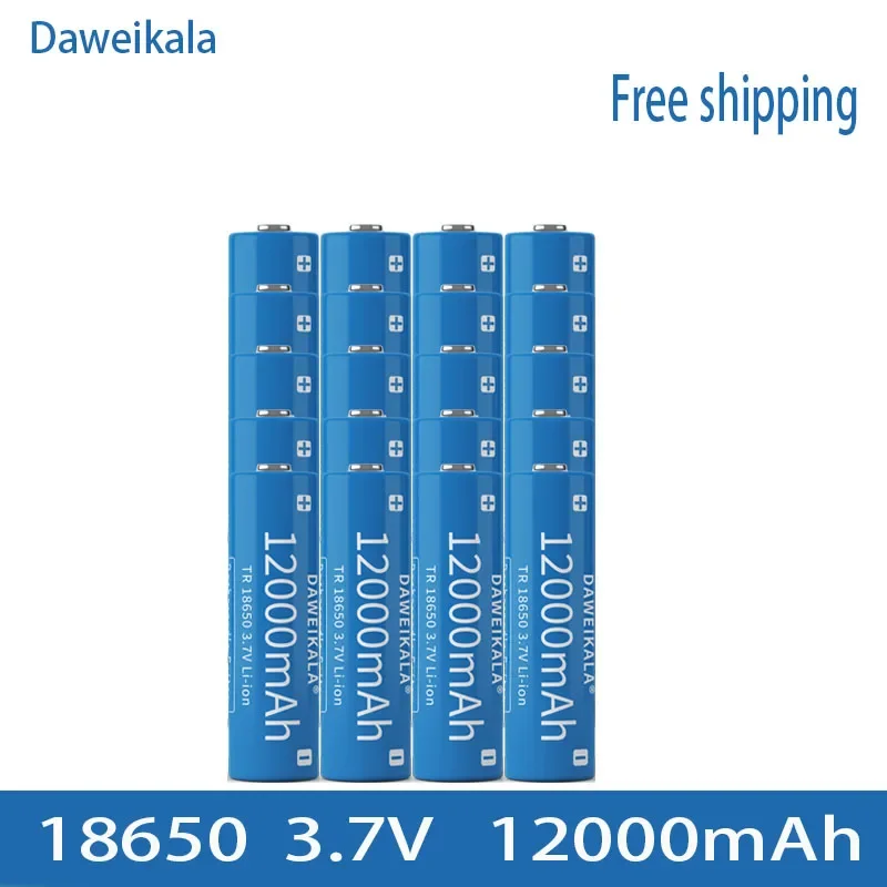 18650 3.7V 12000mAh Rechargeable Battery For Flashlight Torch headlamp Li-ion Rechargeable Battery drop rechargeable lithium batteries