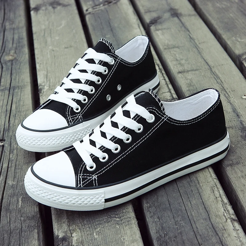 Women Fashion Canvas Shoes For Men Sneakers Casual Sneakers Zapatillas De Deporte Tenis Flats White Black Loafers 2023