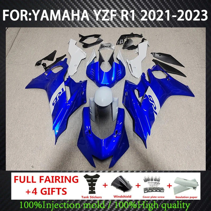 

Motorcycle ABS Injection Bodywork Fairing Kit For Yamaha YZF R1 YZFR1 2021 2022 2023 Motorcycle Shell Fairing Spoiler Bodywork