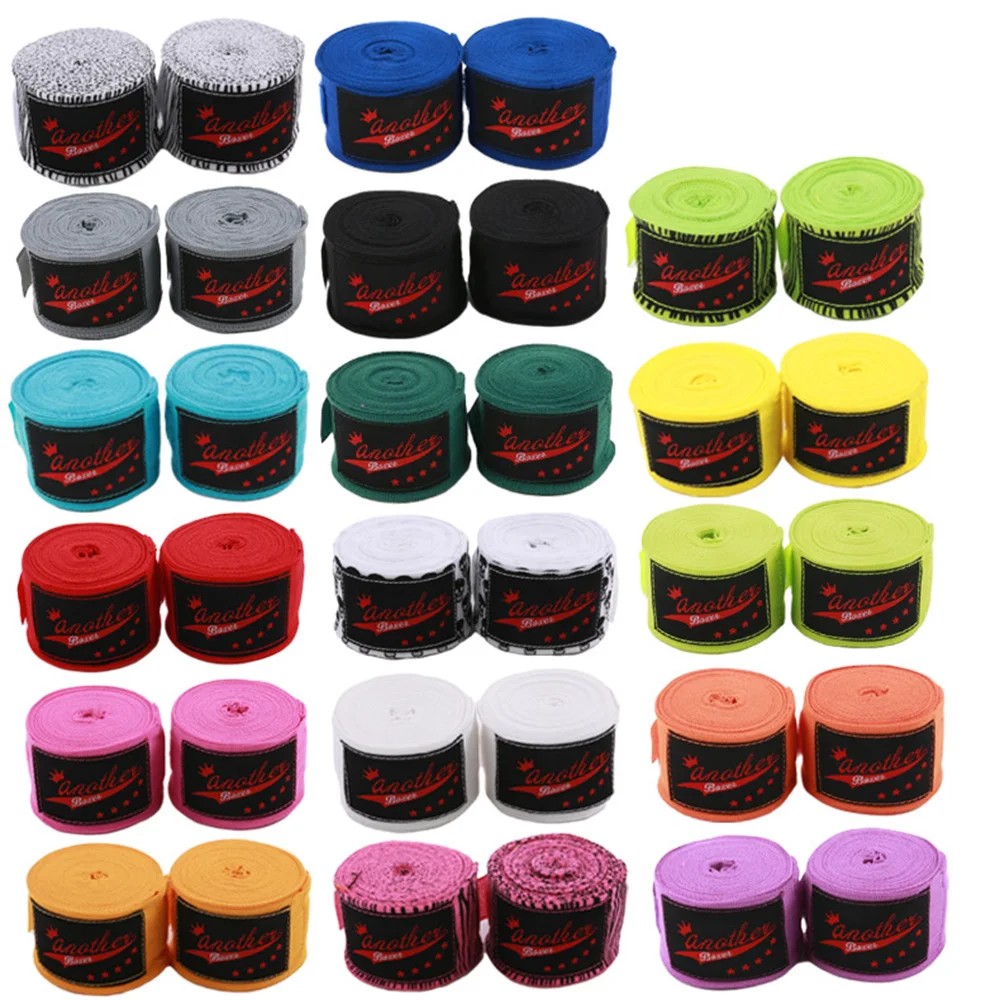 Cotton Boxing Hand Wraps – 2 Rolls, 5M Sports Strap for Kickboxing and MMA Training
