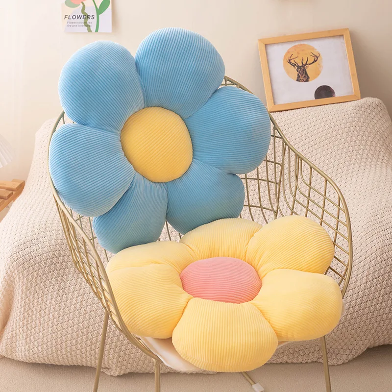 Flower Shaped Stuffed Pillow