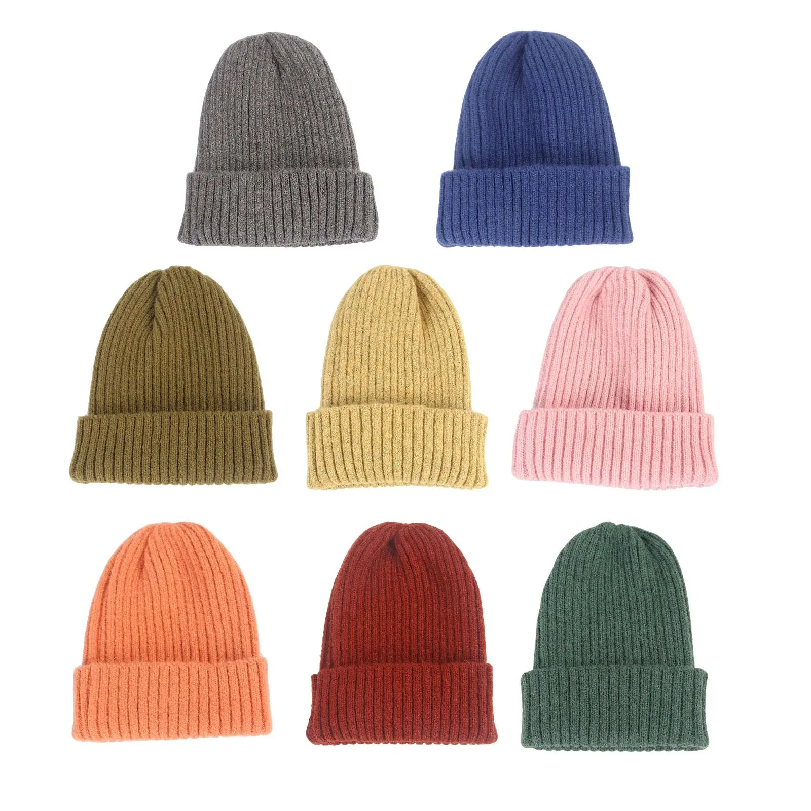 

Knitted Winter Hat Size Warm Thick for Casual and Formal Outdoors Skiing