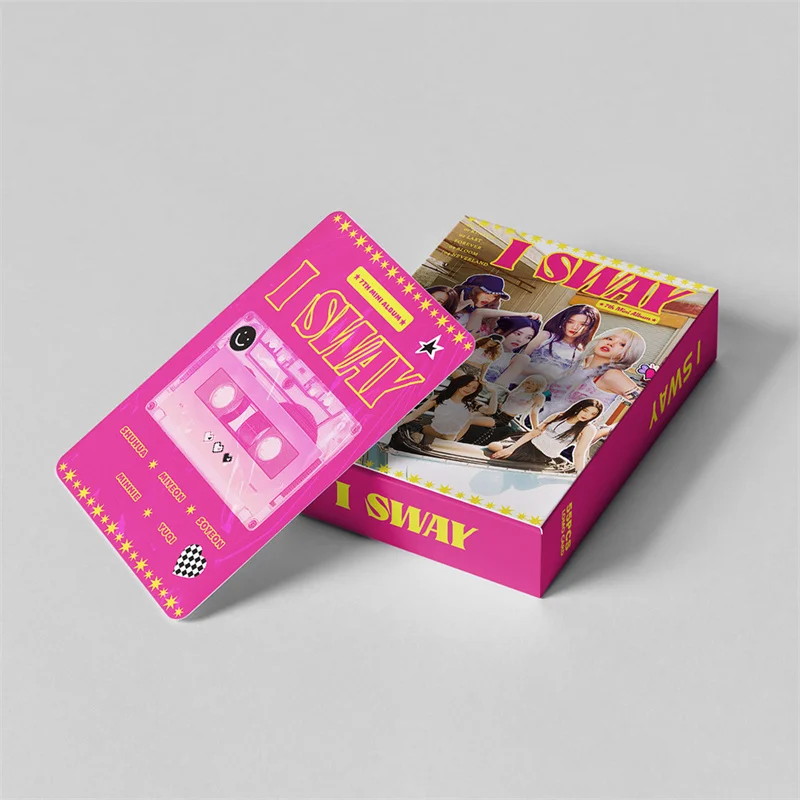 55pcs/ Set KPOP GIDLE Album I SWAY LOMO Card 2 Edition Photo