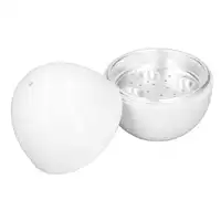 Hard Boiled Egg Cooker 4 Eggs Capacity Compact Design ABS Material Egg Shape Microwave Function Egg Boiler 2