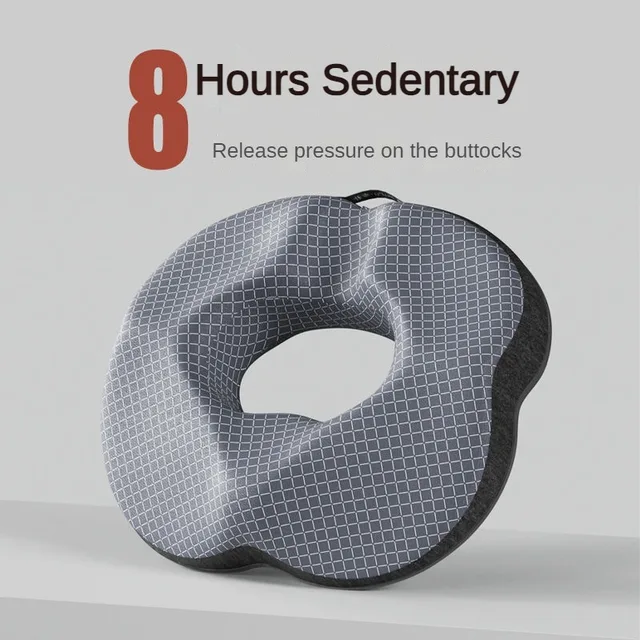 Donut Pillow Hemorrhoid Seat Cushion Tailbone Coccyx Orthopedic Medical Seat Prostate Chair for Memory Foam 1