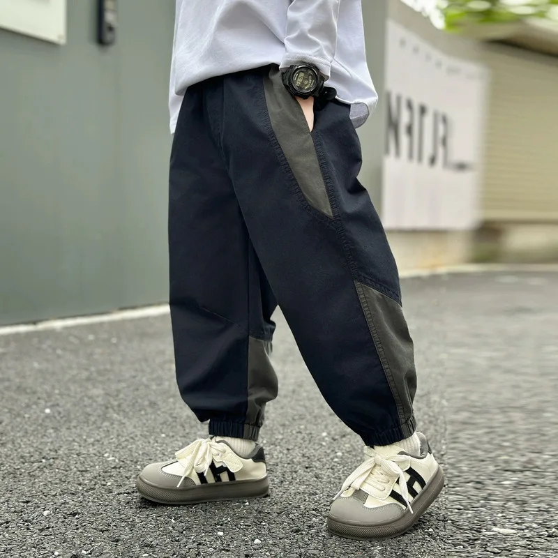 Boys Patchwork Cargo Pants 3