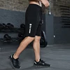 New Black Running Shorts Men Striped Printing Loose Basketball Sport Gym Breathable Shorts Fitness Training Workout Bottom Male 2