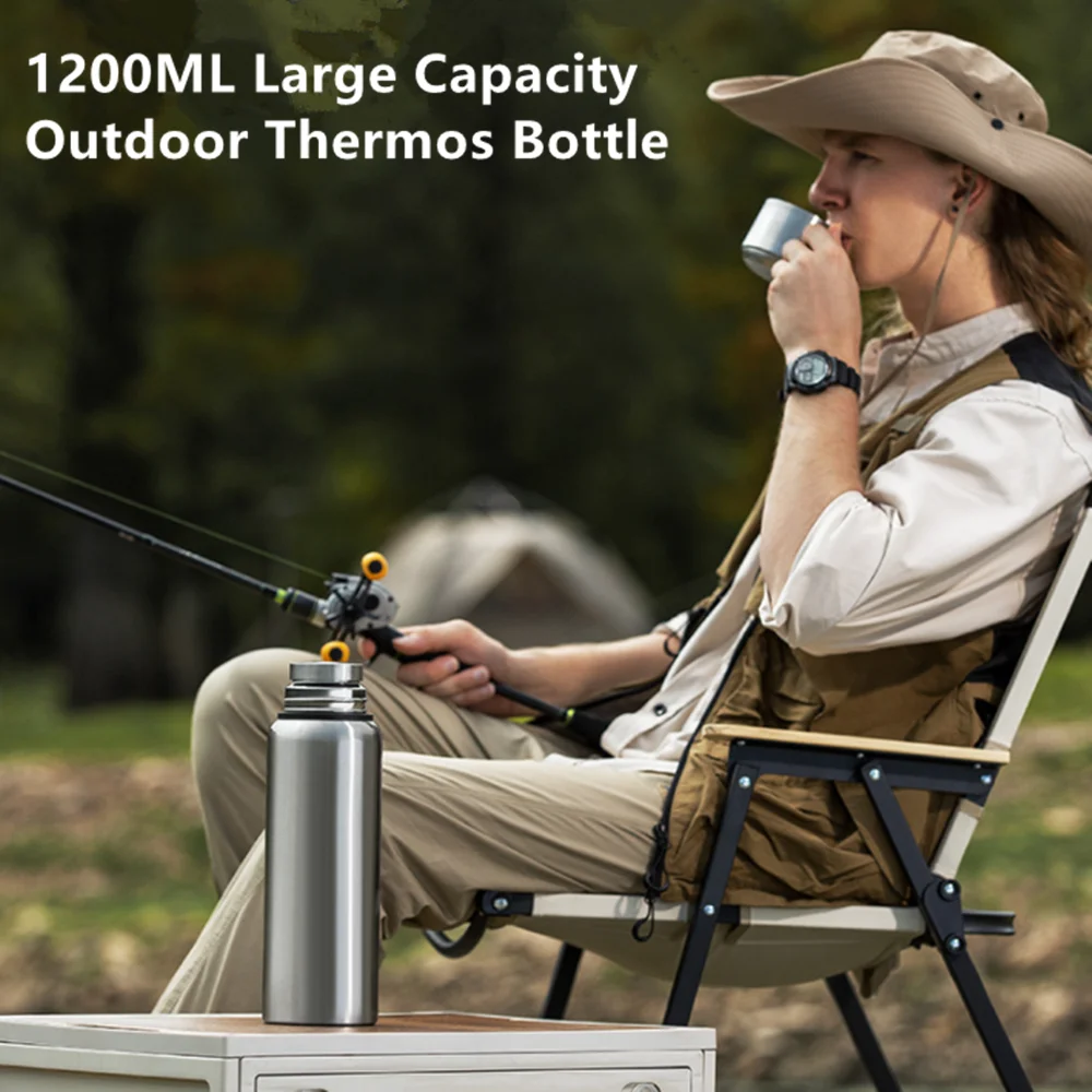 1200ML Smart Thermos Bottle – Temperature Display, Keeps Water Hot or Cold, Ideal for Outdoor Sports and Tea 6