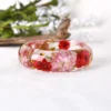 2019 New Dried Flower Resin Bracelet Bangle Real Flower Inside of Bangle Jewelry Best Gifts for Women and Friends 3