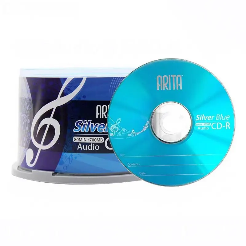 Disco cd em Branco Audio Discos Cdr de Música 80min 700mb 50 Unidades por Barril - Imagem 2