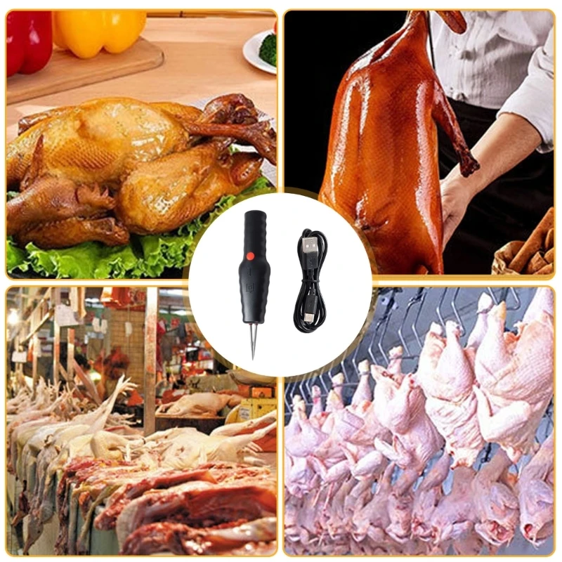 Portable Electric Poultry Plucker Handheld Chicken Plucker Machine Automatic Poultry Short Hairs Plucking Tool Enduring Y5GB