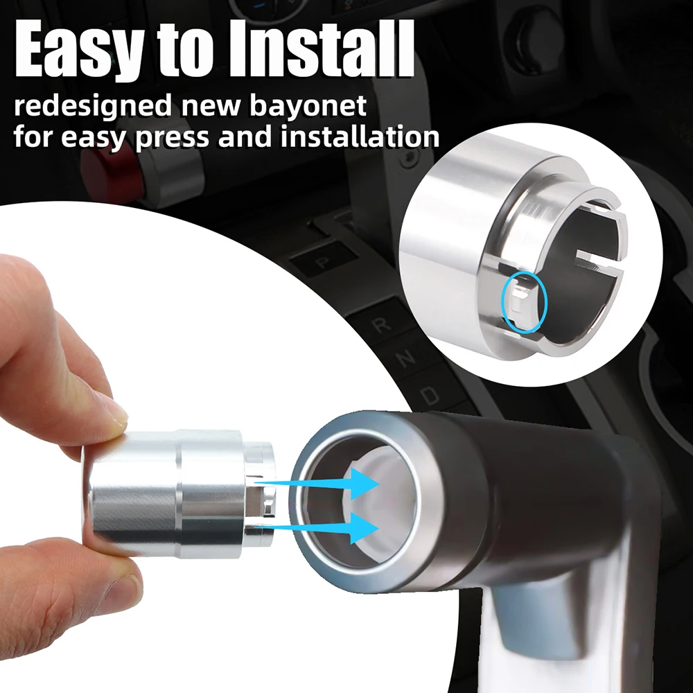 Billet Aluminum Alloy Transmission Shift Button Gearbox Shift Button for Hummer H2 & H2 SUT