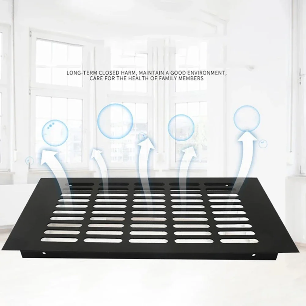 Durable Air Vent Ventilation Cover for Shoe Cabinets Bathroom Door Computer Cabinet Aluminium Grille