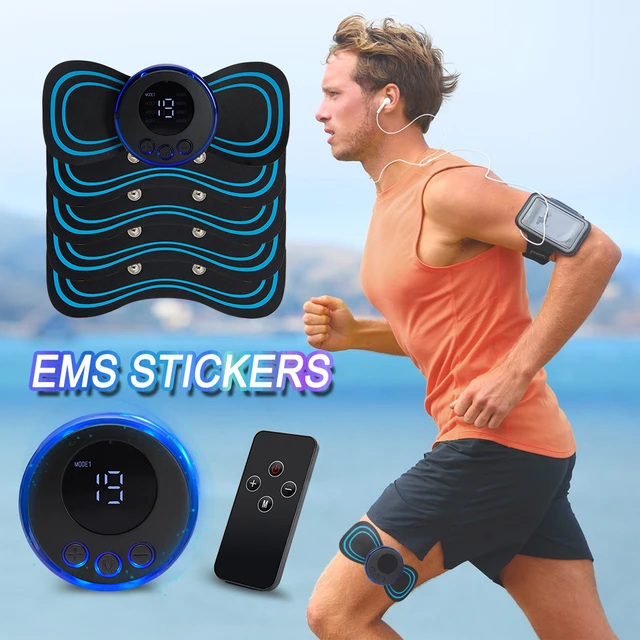 EMS Pulse Neck Massager Sticker Tens Cervical Massageador Back Masajeador  Patch Muscle Stimulator Pain Relief Gel Pads Stretcher - AliExpress