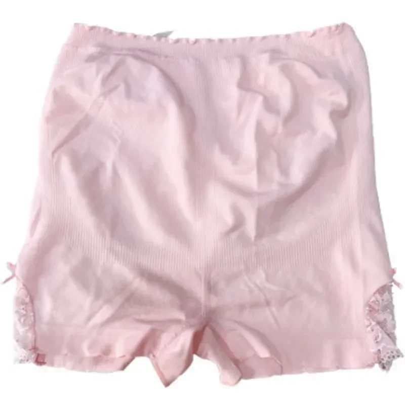 High Waist Underwear Safety Short Pants Thin Seamless Lace Shorts Leggings High Waist Hip-lifting Pants Ice Silk Panties Summer Underwear Accessories