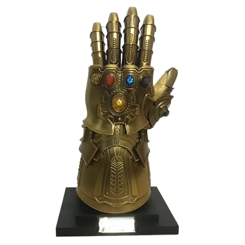 Guantelete De Thanos Avengers Infinity War Con Luces LED - Para Cosplay Y Disfraces, Tamaño Adulto/niño