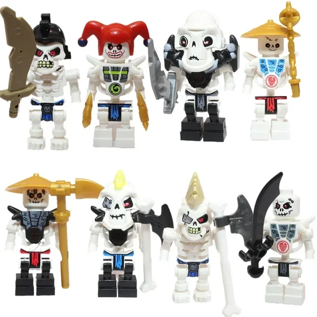 8Pcs/Set Anime Ninja Figures Morro Nadakhan Lloyd Kai Jay Zane Cole Nya Building Blocks Mini Action Figures  Bricks Toys Gift 4