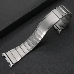 Premium Stainless Steel Quick - Fit Watch Bracelet - Universal Design - Galaxy 9 44mm 40mm (Titanium)