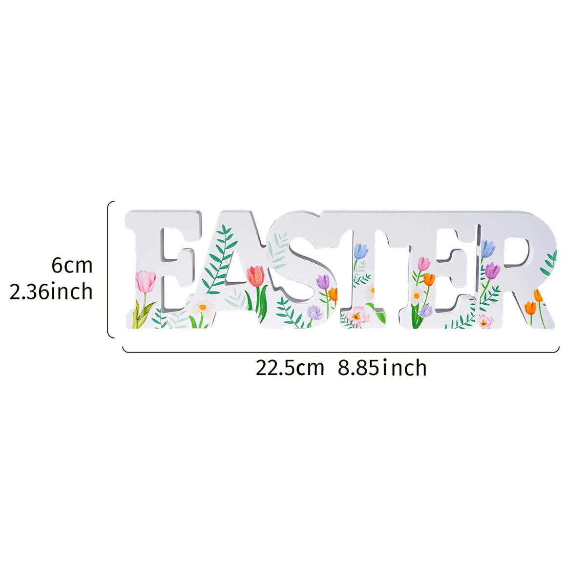 1PC, Easter English letch-shaped Easter table decoration piece, suitable for Easter, celebration party decoration handicrafts
