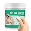 Dog Ear Cleaning Wipes 200-Count Eye Wash Pads For Dogs Travel Size Eye Wash Pads Prevents Tear Stains Keep Your Dog's Eyes 1