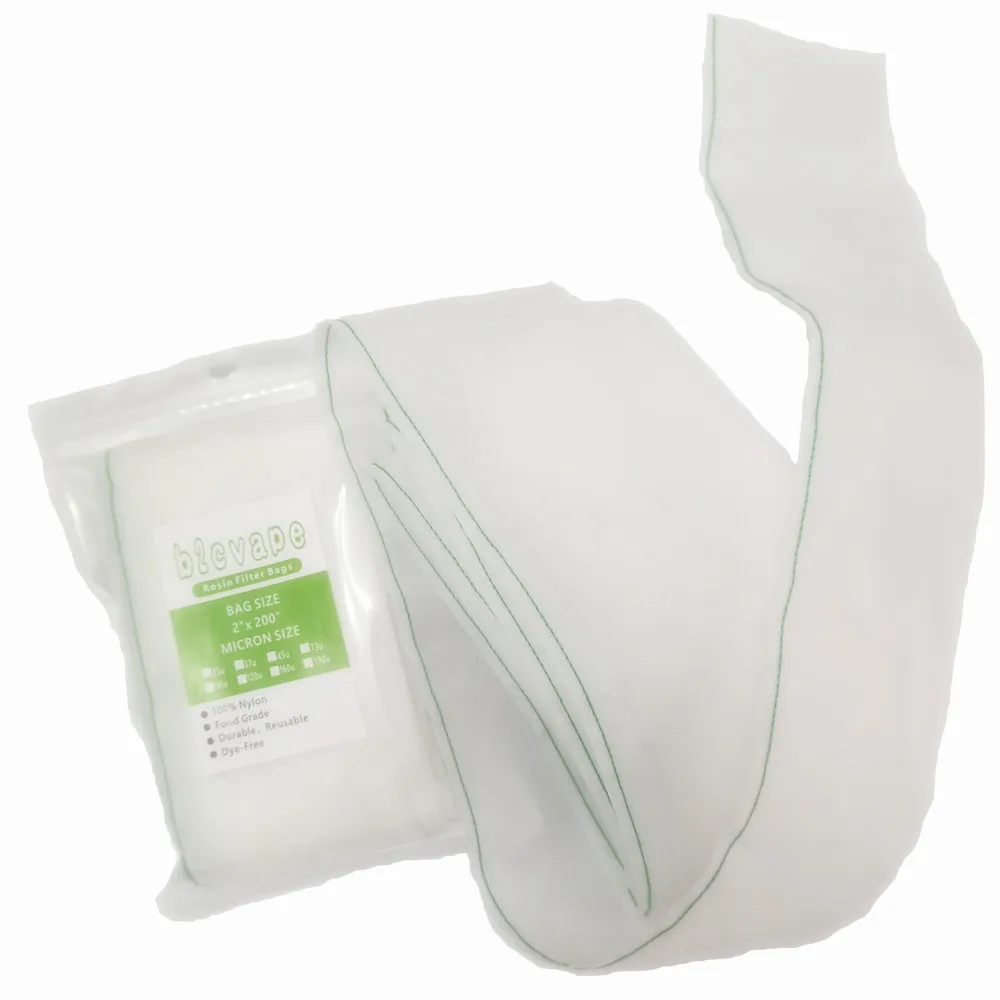 Rosin Press Bags 2" x 200" Rosin Press Filter Bag Made Of Food-grade Nylon Mesh Suitable For Bottle Technology Reduces Waste Cutting Bags