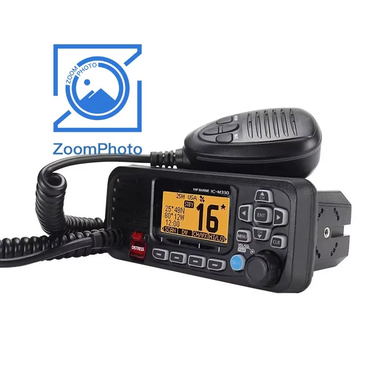 IC-M330 25W IPX7 VHF Mobile Transceiver Marine Transceiver over 10KM Communication Range 2