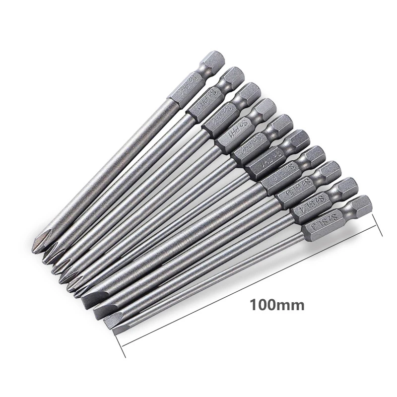 Magnetic Screwdriver Set Batch Head Steel Slotted Phillips Screw Driver Bits Car Repair Electric Drill Power Tool Accessories 3