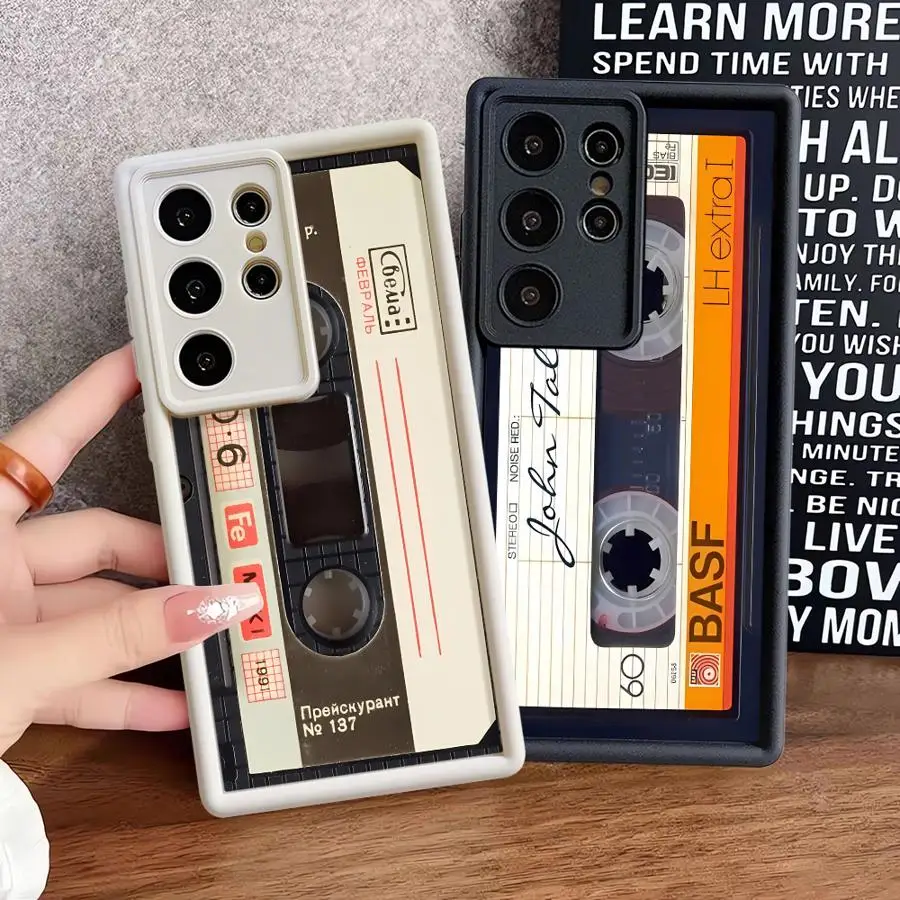 Retro Art Cassette Soft Shell Phone Case