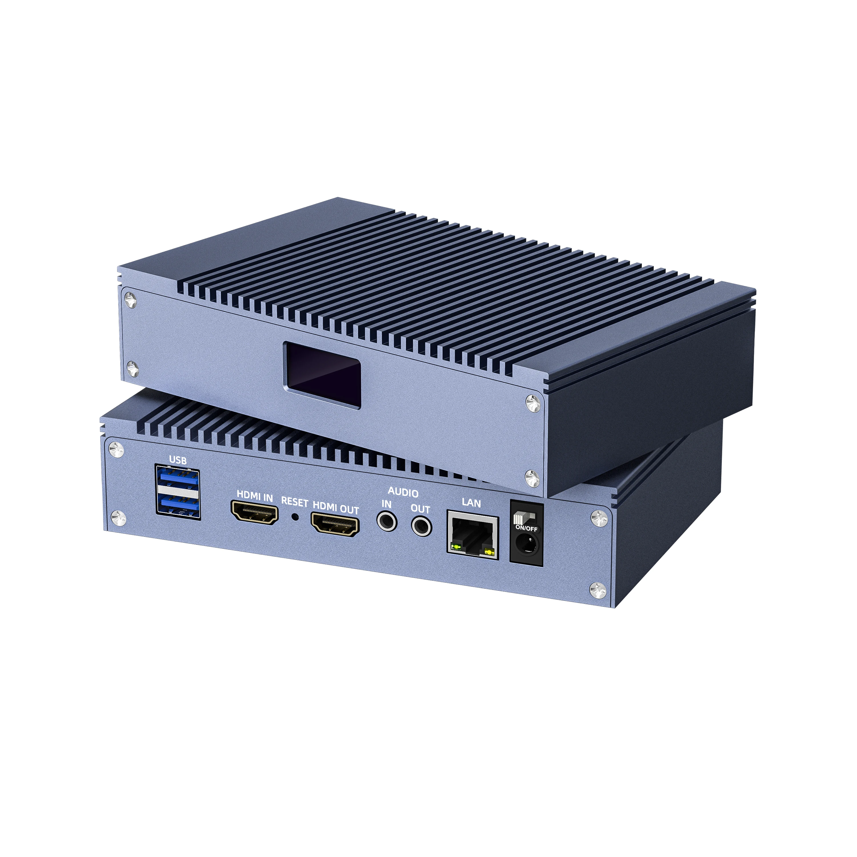 New 4K RTSP H265 H264 IPTV Low Lantency Ip Rtmps Live Streaming SRT ONVIF IPTV HDMI UHD Video Transmission Encoder Decoder