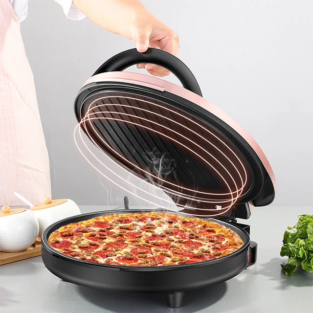 Padella elettrica per Pancake riscaldamento a doppia faccia per uso  domestico Multi-funzione profondità teglia elettrica padella elettrica 33CM  - AliExpress