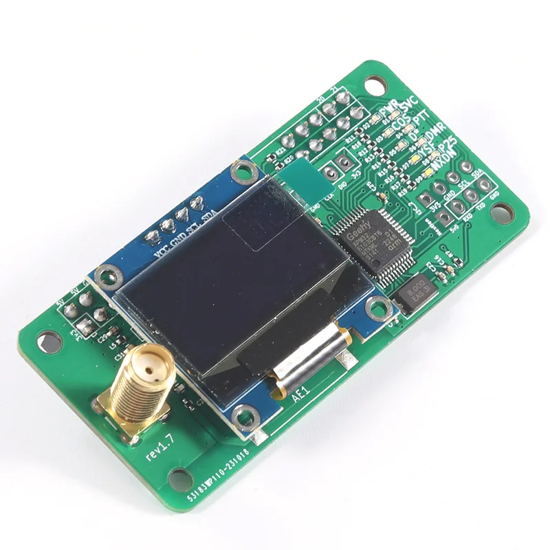 Jumbospot UHF VHF UV MMDVM Hotspot for P25 DMR YSF DSTAR NXDN Raspberry Pi Zero W/ 3B/4B + OLED+ Metal case +Antenna mmdvm hotspot