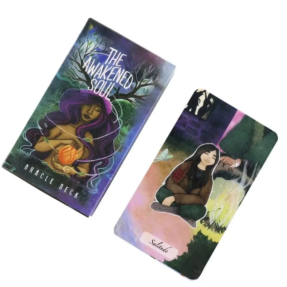 The Awakened Soul Oracle Cards High Quality Divination Board Games Party Entertainment Games Occult Card Game 4