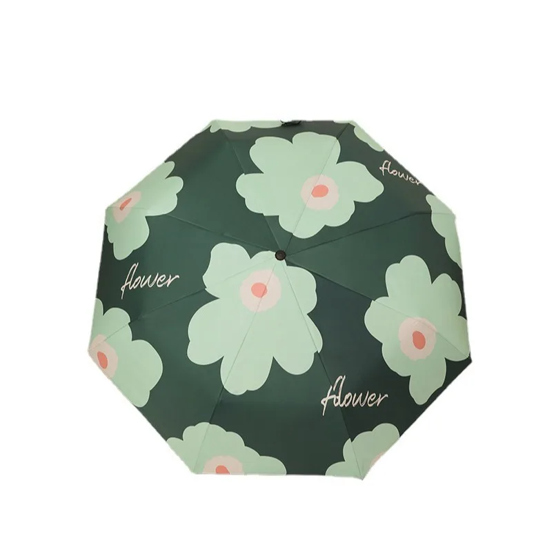 Umbrellas  Anti-UV Sun Umbrellas Sunshades Folding Umbrellas Small Fresh Vinyl Umbrellas Rain or Shine Umbrellas